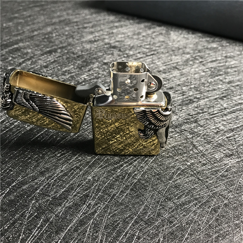 便携防风金属打火机小巧时尚创意打火机点烟器4