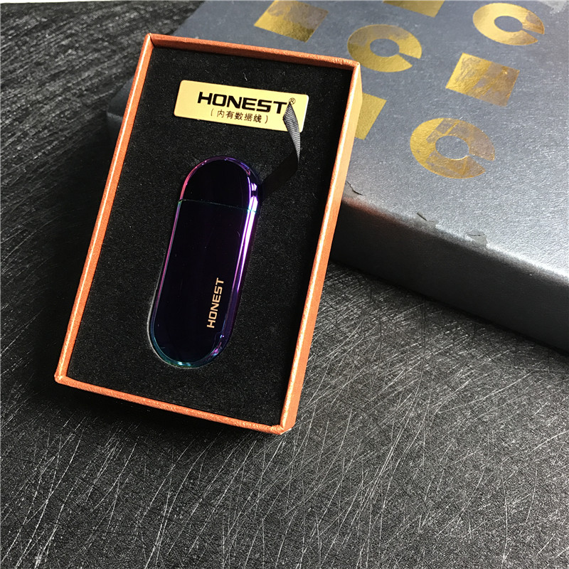 便携防风金属打火机小巧时尚创意打火机点烟器1