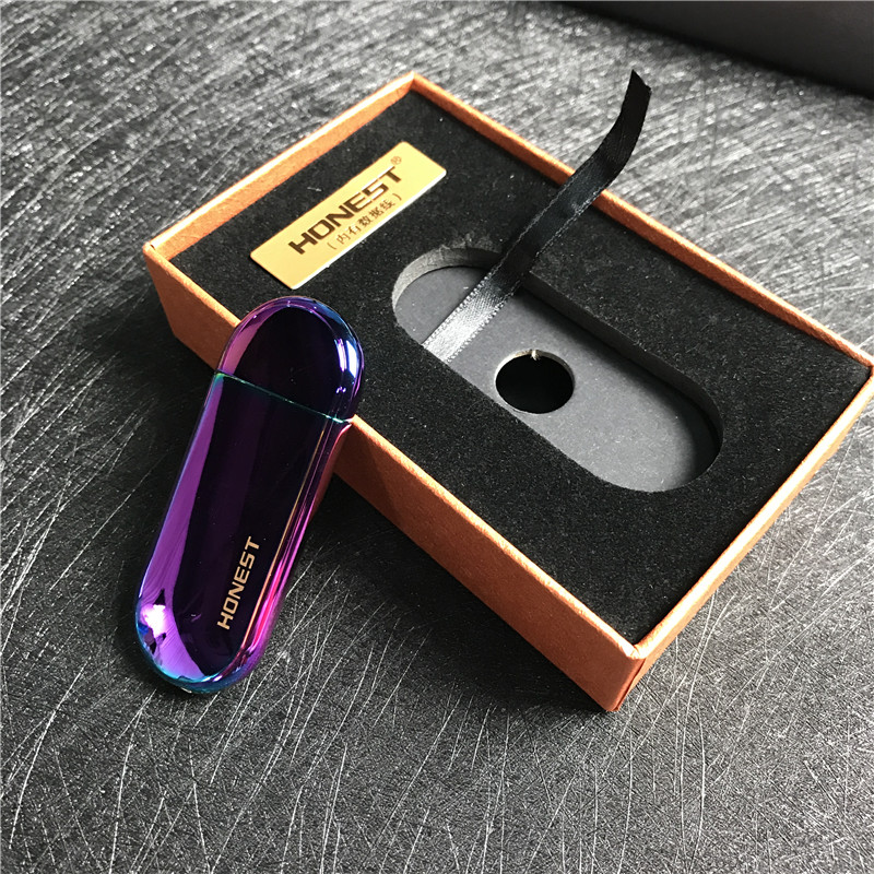 便携防风金属打火机小巧时尚创意打火机点烟器2