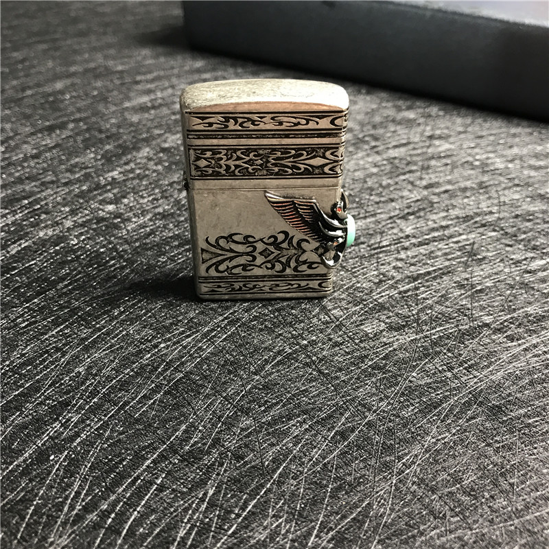 便携防风金属打火机小巧时尚创意打火机点烟器4