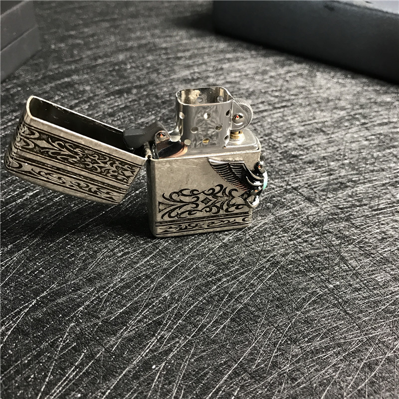 便携防风金属打火机小巧时尚创意打火机点烟器5