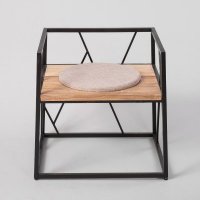 铁艺中式几何 餐椅