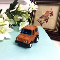 模型车 褐色合金越野车模型玩具车