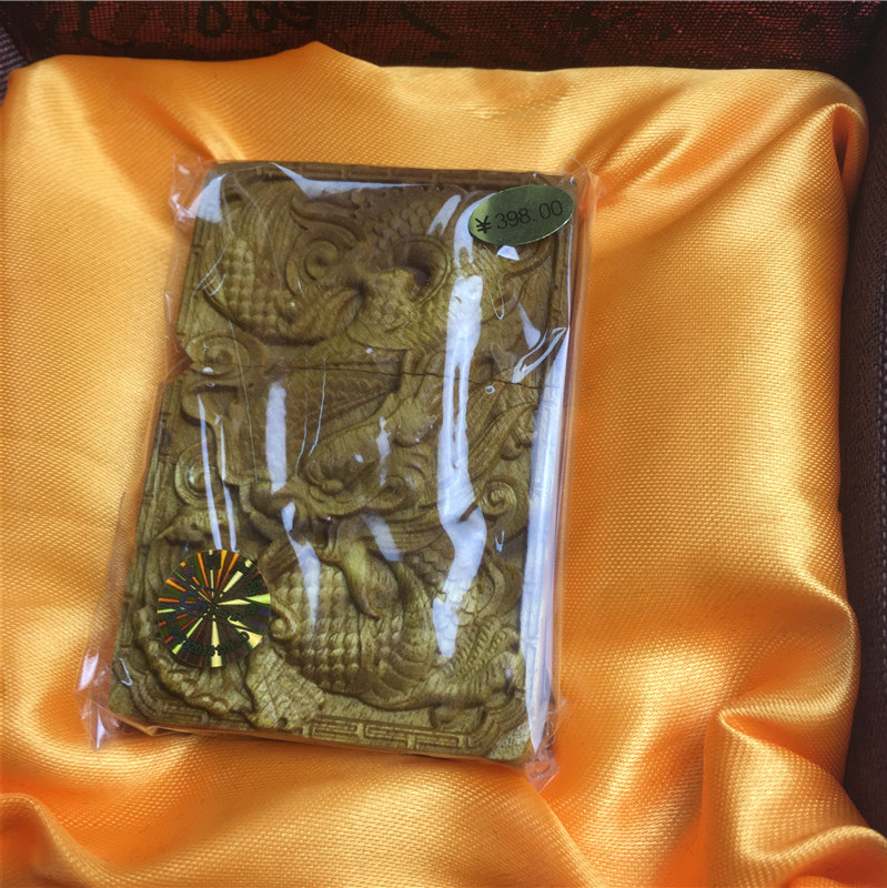 雕刻个性创意防风火机金色3