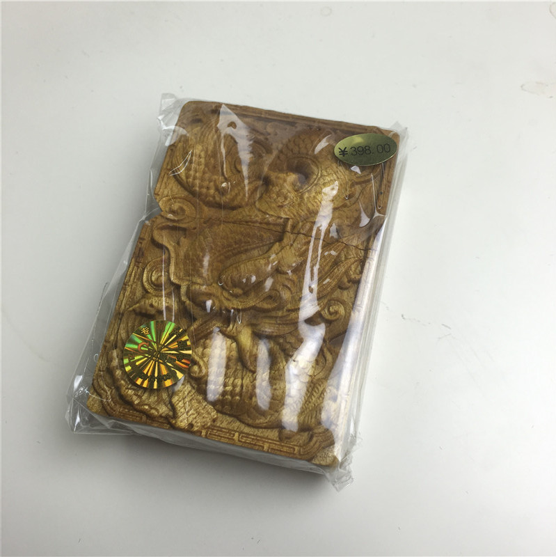 雕刻个性创意防风火机金色4