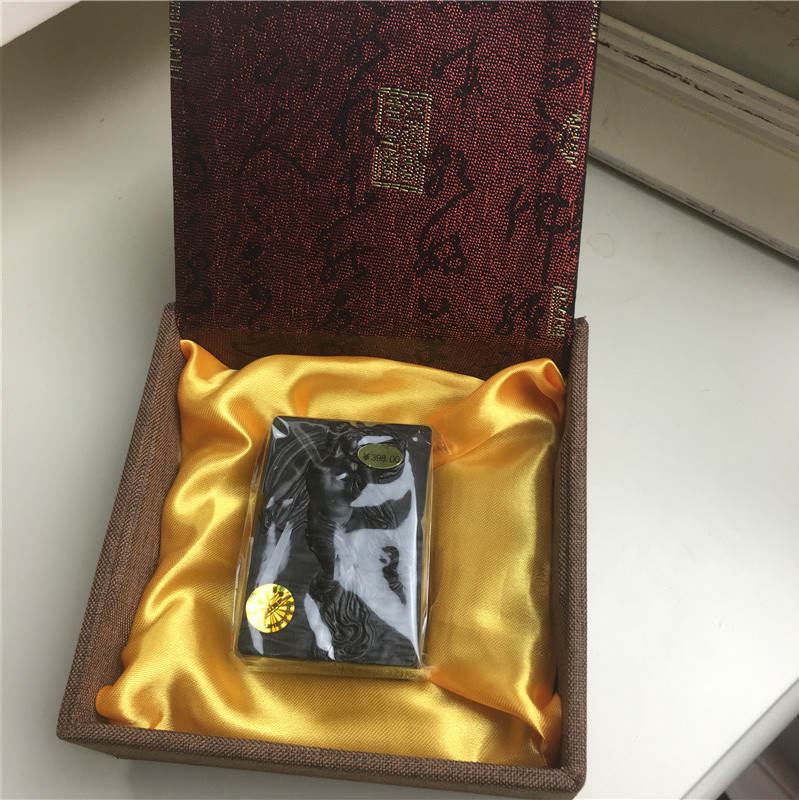雕刻个性创意防风火机黑色2