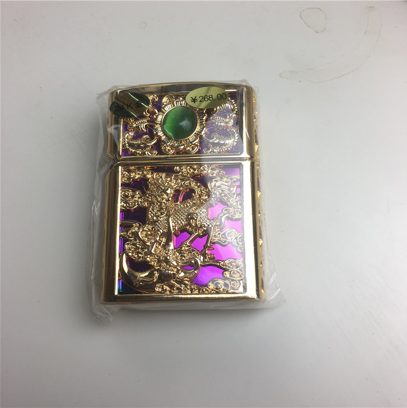 个性创意防风火机金色4