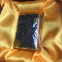 雕刻个性创意防风火机黑色