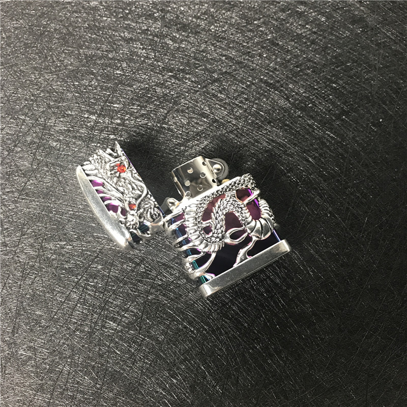 个性创意防风火机银色5