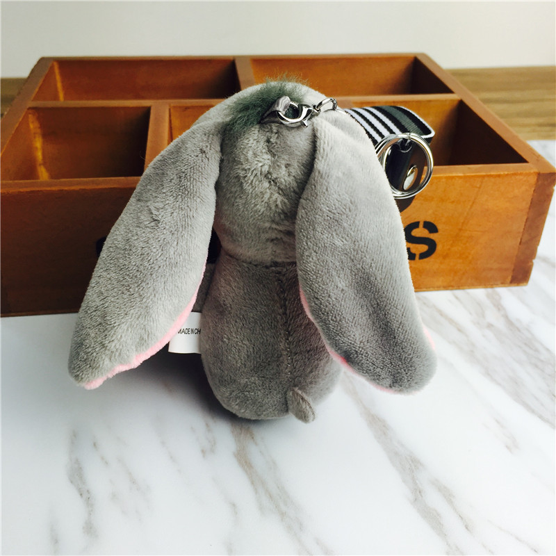 小毛驴龅牙驴公仔钥匙扣包包挂件挂饰	灰色	毛绒小饰品2