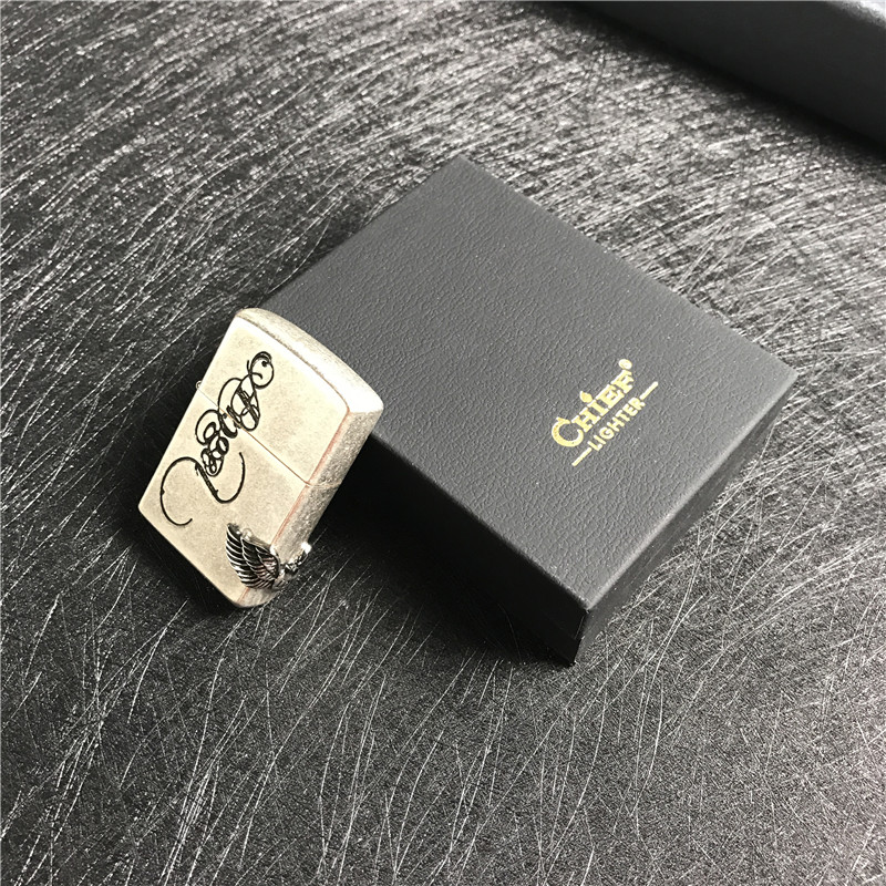 个性创意防风火机银色2