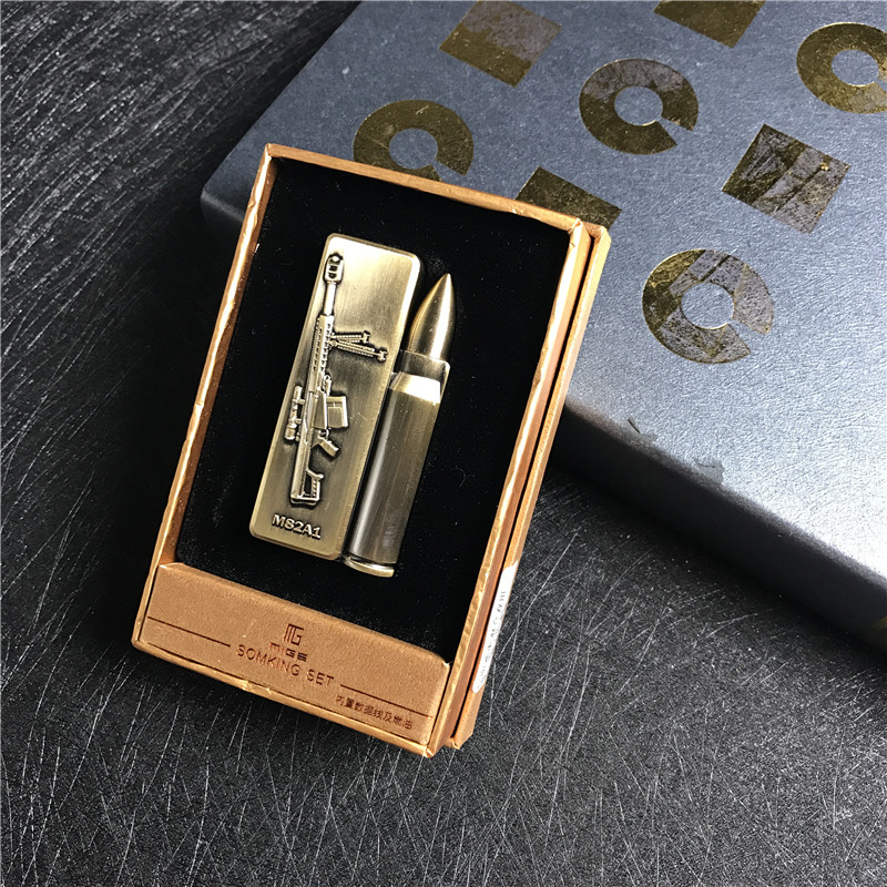 个性创意防风火机金色1