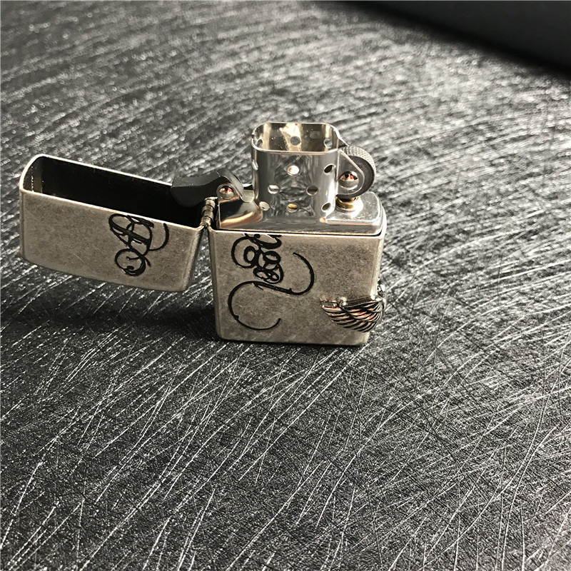 个性创意防风火机银色5