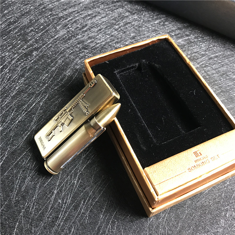 个性创意防风火机金色2