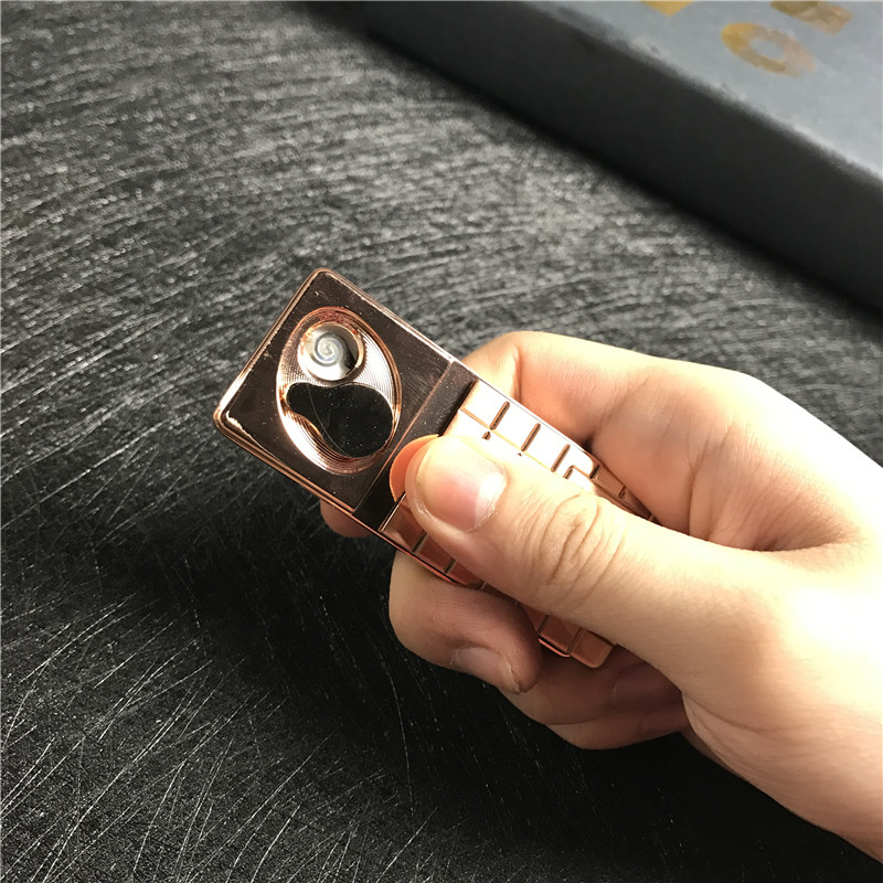 个性创意防风火机铜色4