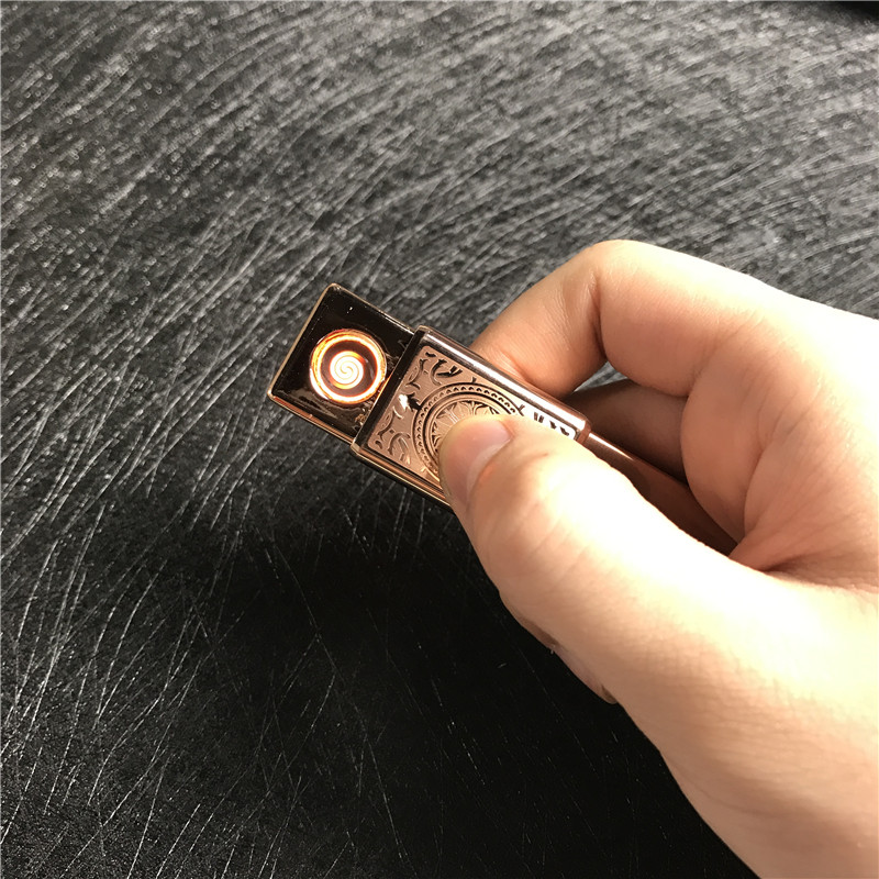 个性创意防风火机铜色4