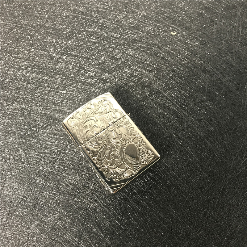 个性创意防风火机银色3