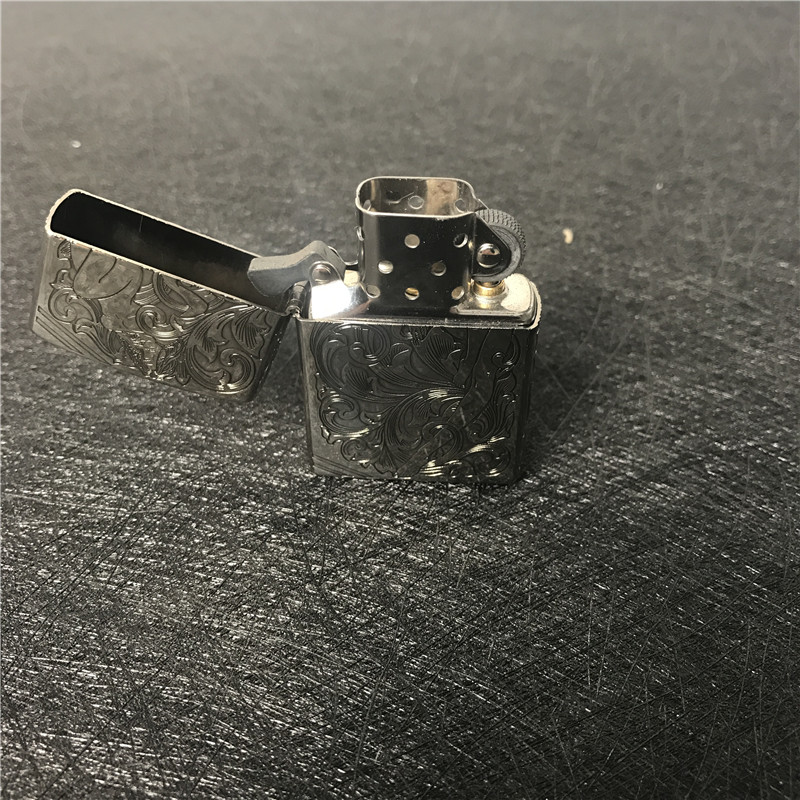 个性创意防风火机银色4