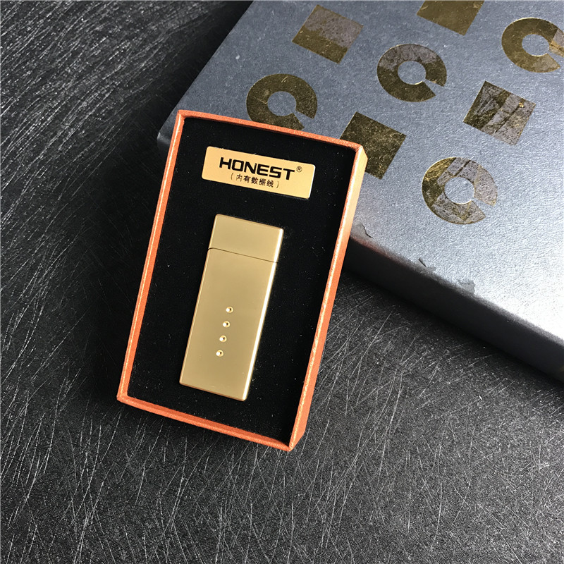 个性创意防风火机金色1