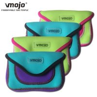 vmojo手机袋挂脖零钱包6寸横款潜水料小香风女手机包斜挎包小包包