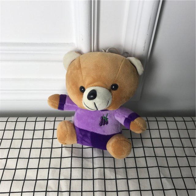 紫色	小熊 PP棉 抱枕毛绒玩具送女友生儿童婚庆礼物