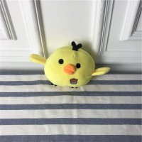 黄色呆萌小鸡	PP棉 抱枕毛绒玩具送女友生儿童婚庆礼物