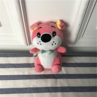 粉红色小狗 PP棉 抱枕毛绒玩具送女友生儿童婚庆礼物