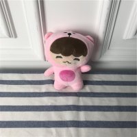 粉红色小娃娃	PP棉 抱枕毛绒玩具送女友生儿童婚庆礼物