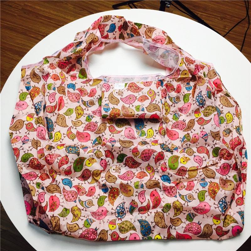 折叠购物袋时尚环保袋买菜包大容量手提袋子 大号2