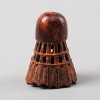 大红酸枝羽毛球挂件创意装饰挂绳