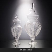 透明玻璃花盆花器时尚玻璃花瓶摆件