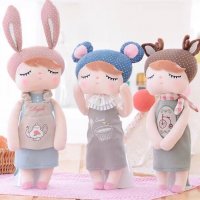 正版咪兔品牌布娃娃 13寸复古安吉拉 高档毛绒玩具