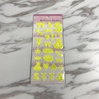 荧光贴纸	多色