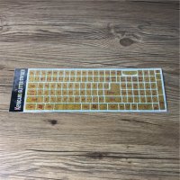 键盘贴 黄色
