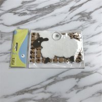 卡通动物留言吸盘贴绵羊 白色