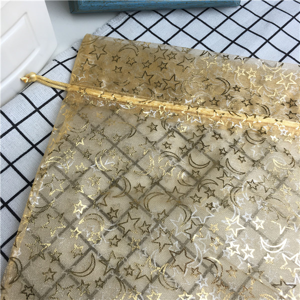 高档纱质透明袋饰品珠宝首饰收纳包装小布袋子抽绳手串佛珠袋4