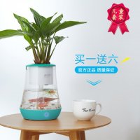 宜植爱秀色精美款智能花盆自动浇水鱼植机塑料室内水培植物花盆
