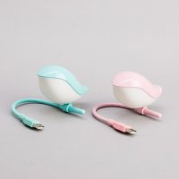 简约创意USB充电小鸟LED卧室夜灯