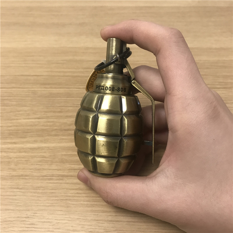 手榴弹造型打火机 创意个性防风明火打火机创意礼物2
