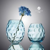 欧式简约风格彩色系列玻璃花瓶家居装饰CDC12-04