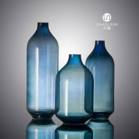 欧式古典彩色系列玻璃花瓶家居装饰CDC20318