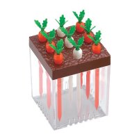安雅萝卜水果叉子 塑料 创意时尚水果叉 可爱食物儿童水果叉套装