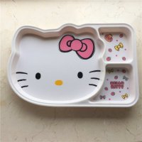 造型三格碟儿童餐盘-耐热高温树脂卡通造型碟款