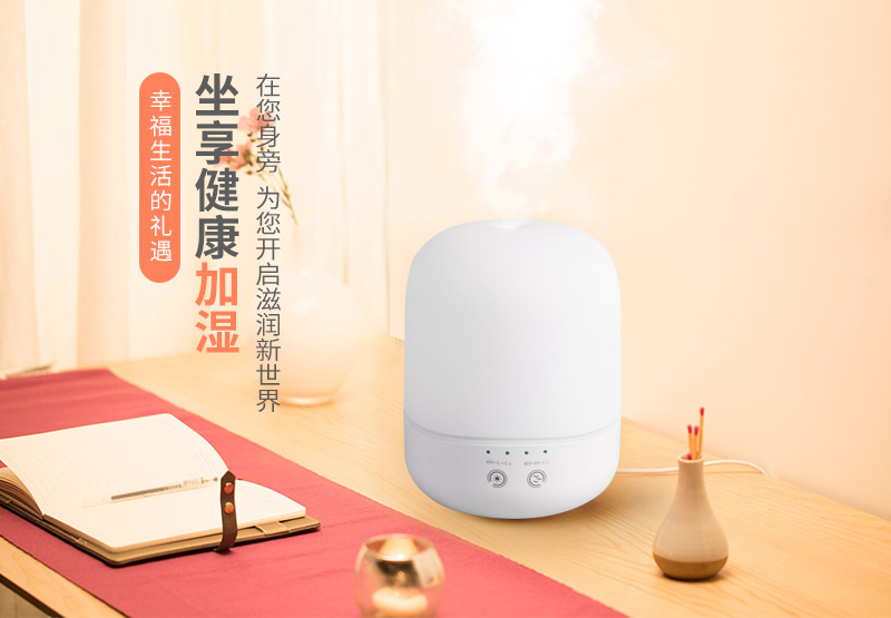 300ML白色氧吧加湿器1