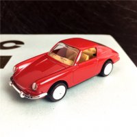 模型车 红色合金模型玩具车