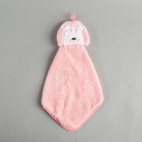 北极熊擦手巾	珊瑚绒