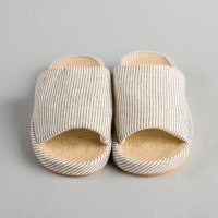 日式条纹拖鞋	橡胶,布
