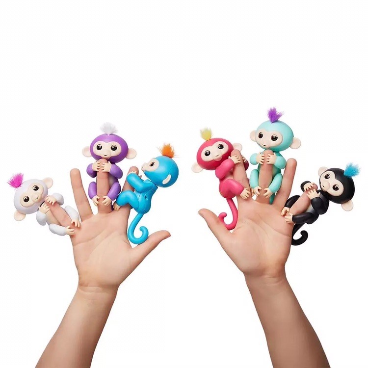 Fingerlings多彩手指猴子指尖猴玩具智能电动宠物宝贝猴4