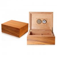 SIKARLAN西格朗木纹雪茄保湿盒古典原木雪茄盒小型雪茄柜特价包邮