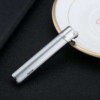 奥麦砂轮明火打火机充气创意个性金属复古小巧便携男女生日礼品